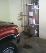 Leaking water heater ESDI